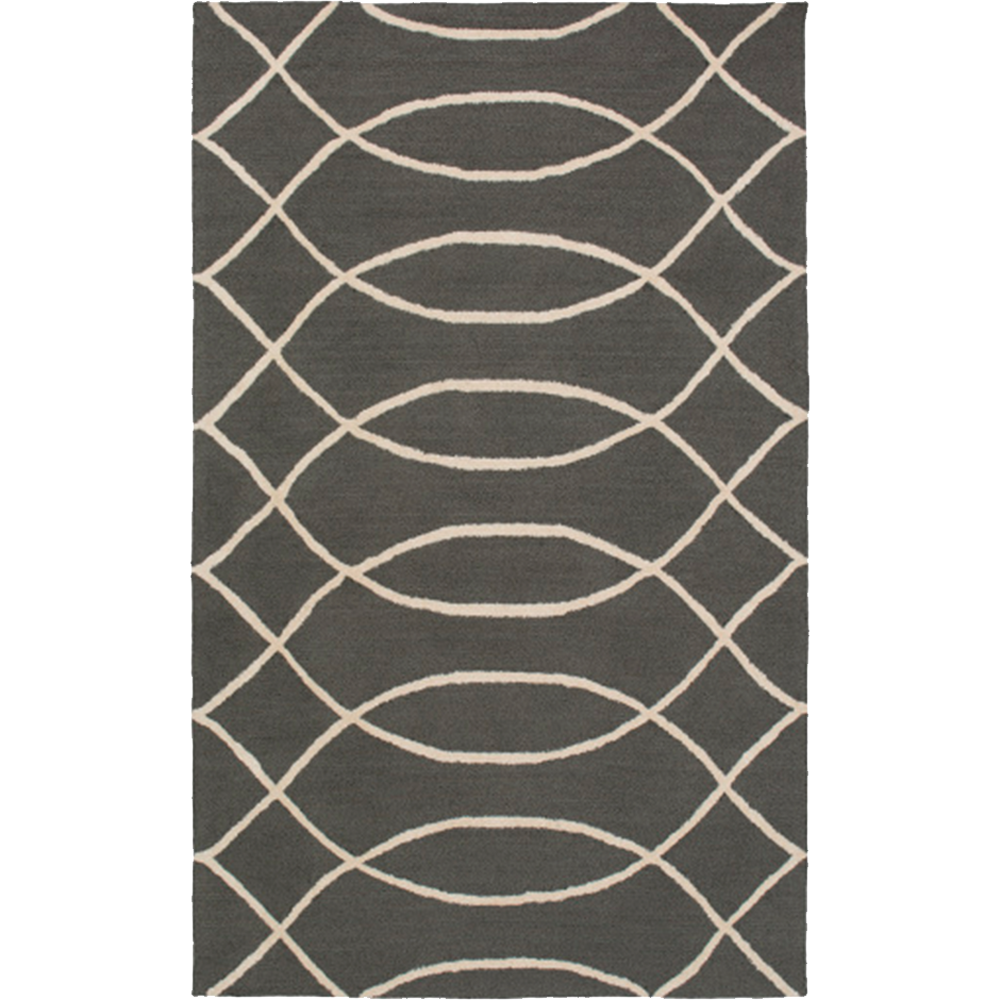 Grey and White Geometric Outdoor Rug-Rug-Dwell Chic