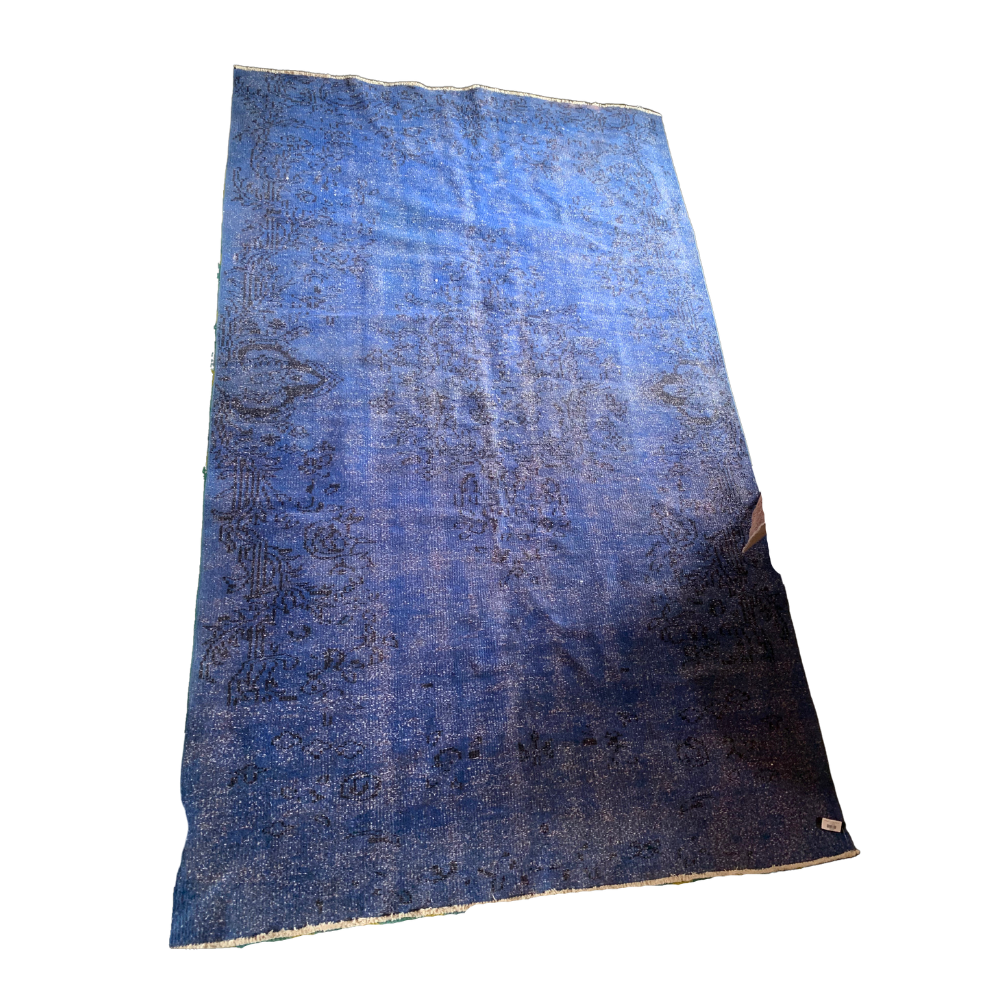 Antique Over Dyed Blue Rug
