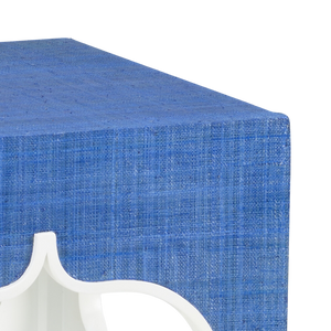 Raffia Blue Side Table - Pick Up in Store Only!