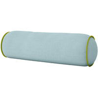 Blue/Green Two-Toned Round Bolster Pillow: Full/Queen, 9" x 36"