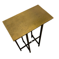 Black and Gold Textured Side Table - Pick up in store only!