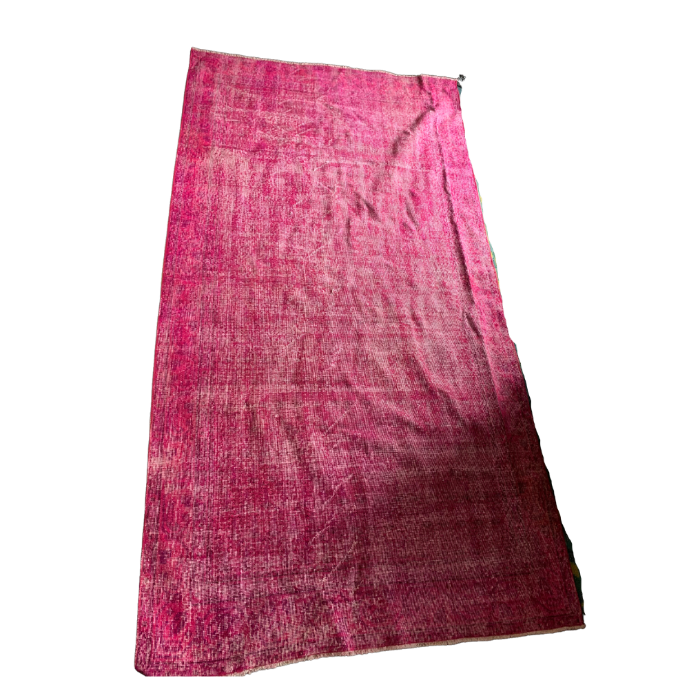 Antique Fuschia Over Dyed Rug