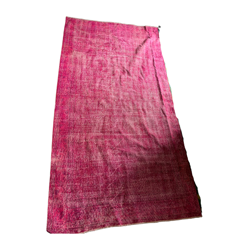 Antique Fuschia Over Dyed Rug