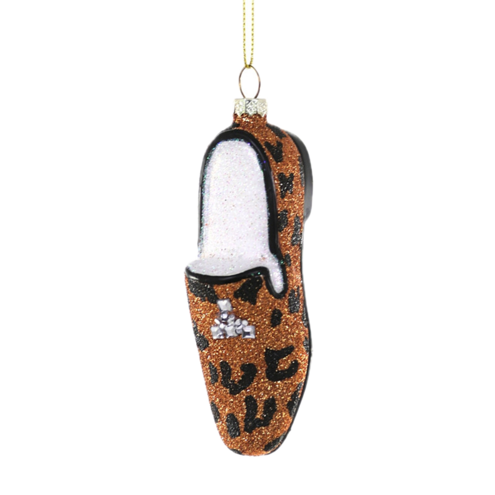 Leopard Print Loafer Ornament