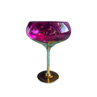 Gilded Coupe Champagne Glass available in 6 colors