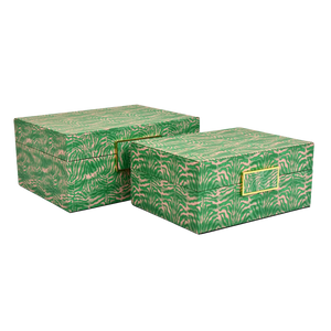 Green and Pink Boxes- Set of 2