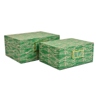 Green and Pink Boxes- 2 Sizes Available