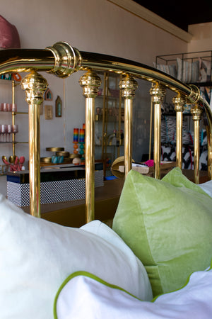 Antique Brass Bed - Pick Up In store Only!