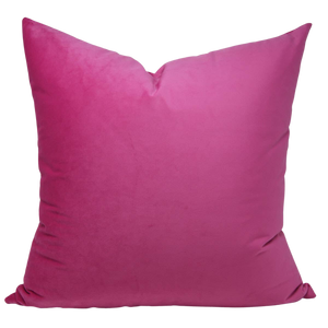 Pink Fuchsia Velvet Pillow