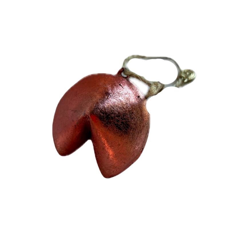 Fortune Cookie Ornament, 4 Asst, Resin, 2"
