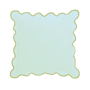 Scalloped Linen Pillow