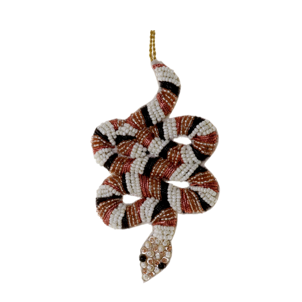 Tinsel Snake Ornament