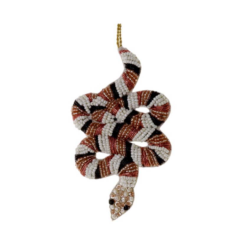 Tinsel Snake Ornament