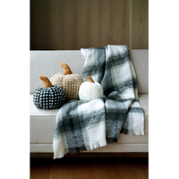 styled fur pumpkins