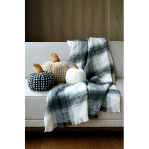 styled fur pumpkins