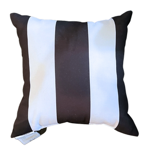 Black & White Outdoor Pillow