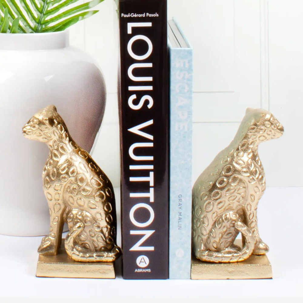 Leopard Book Ends