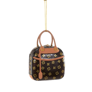 Luxury Brown Handbag Ornament