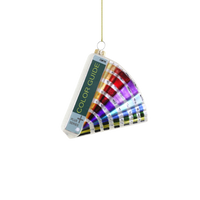 Color guide ornament on white background