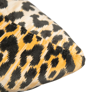 Into the Wild Leopard Print Pillow