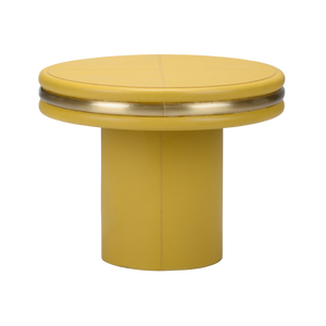 Mustard Leather Coffee Table - Pick up in store only!
