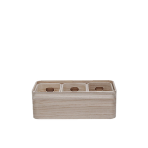 Wood Nested storage Containers - Set of 3