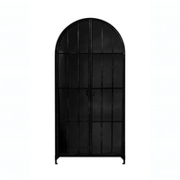 Black Metal Glass Cabinet - Pick up in Store Only!