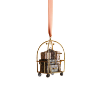 Luxury Luggage Cart Ornament