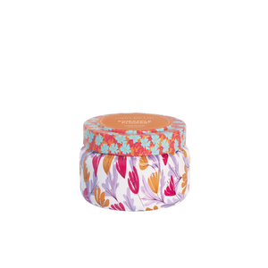 Pineapple Flower Travel Tin Candle