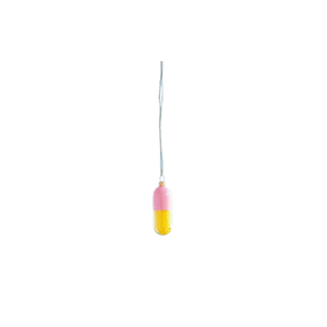 Happy Pill Ornaments - Available in 4 Bright Colors