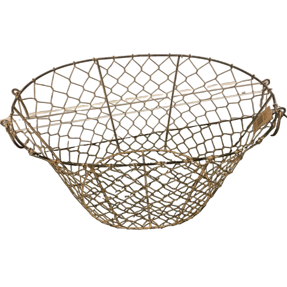 Rustic Metal Wire Basket - Dwell Chic