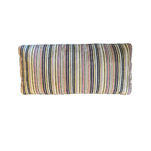 Rainbow Striped Pillow