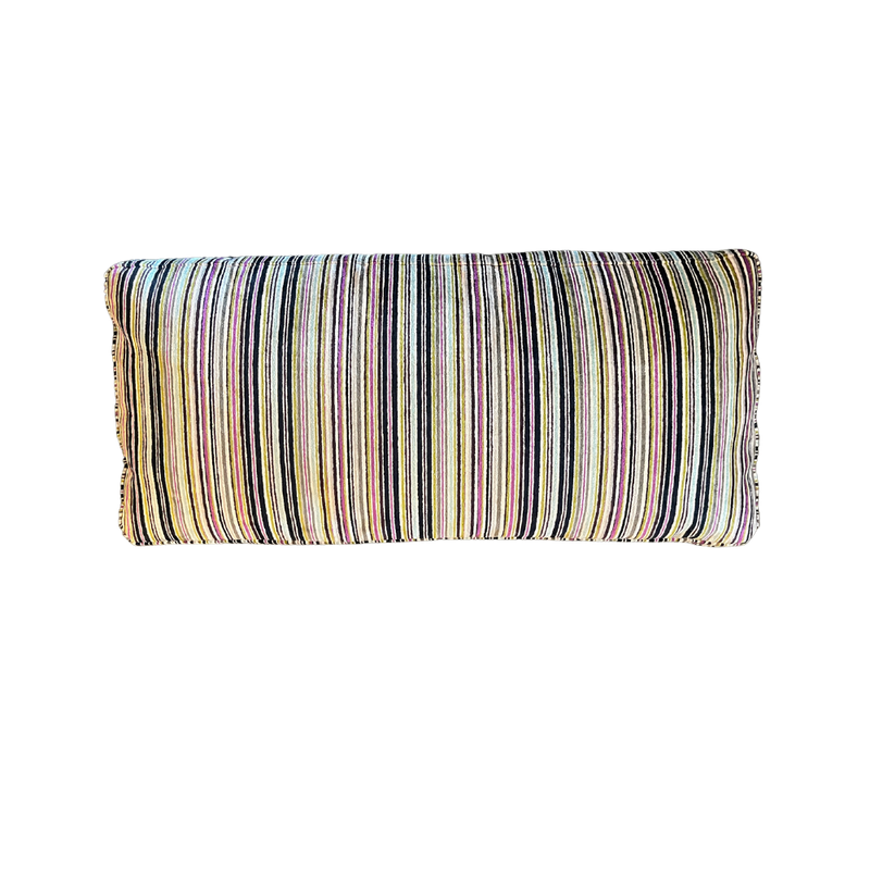 Rainbow Striped Pillow