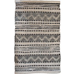 Black and Natural 2x3 Rug-Rug-Dwell Chic