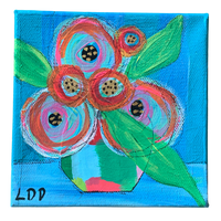 LDR - Blue and Red Floral