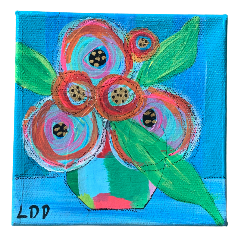 LDR - Blue and Red Floral