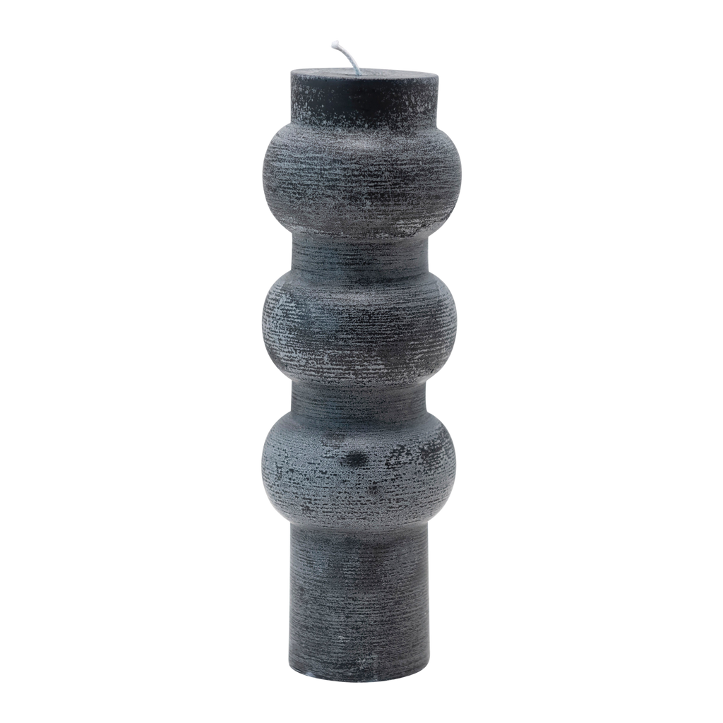 3" Round x 9"H Unscented Totem Pillar Candle