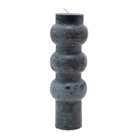 3" Round x 9"H Unscented Totem Pillar Candle