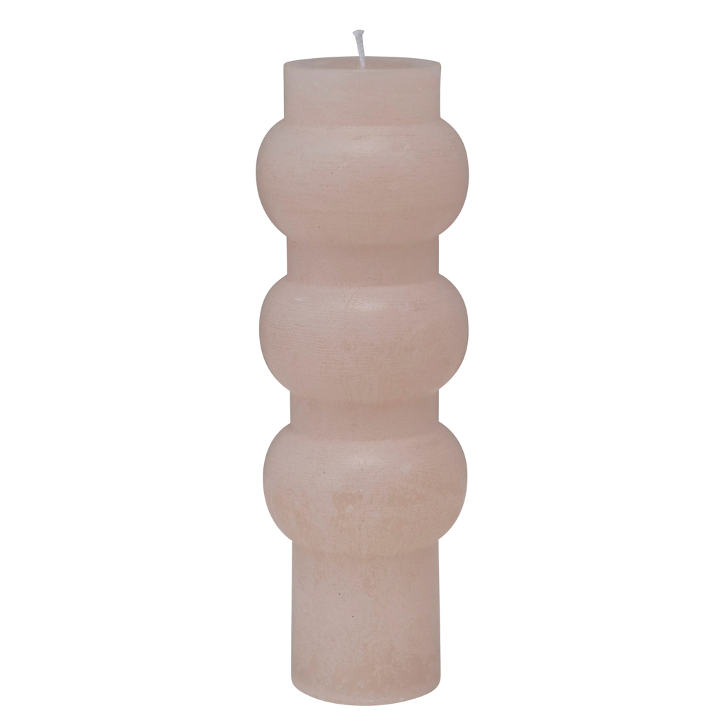 3" Round x 9"H Unscented Totem Pillar Candle