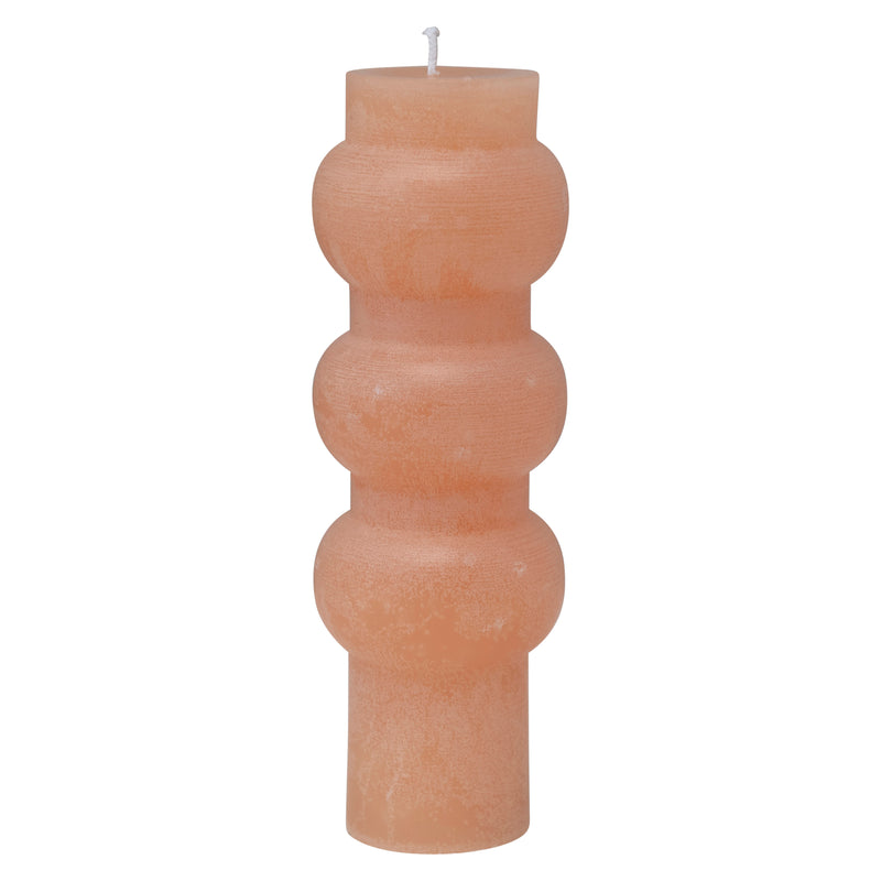 3" Round x 9"H Unscented Totem Pillar Candle