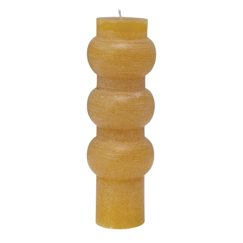 3" Round x 9"H Unscented Totem Pillar Candle