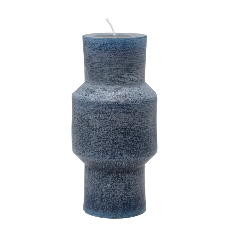 3" Round x 6"H Unscented Totem Pillar Candle-Candle-Dwell Chic