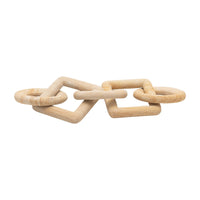 Carved Sandstone Chain Décor with 5 Links-Chain-Dwell Chic