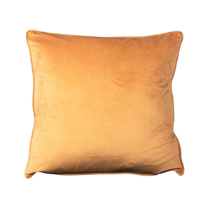 Light Orange Velvet Pillow