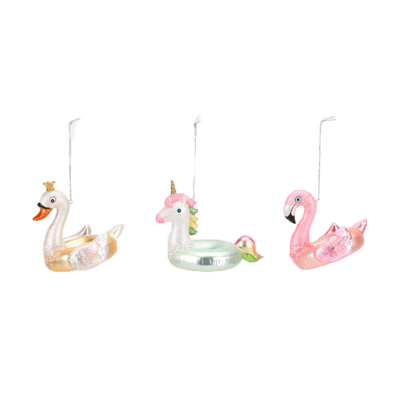 Dwell Chic-Floating Away Animal Ornaments-Ornaments