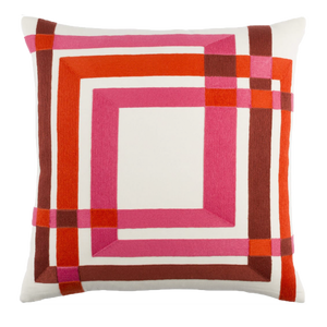 Geometric Squares Pillow-Pillow-Dwell Chic