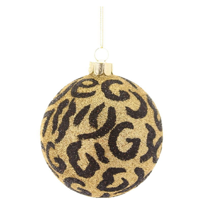 Dwell Chic-Glittery Wild Leopard Ornament-Ornament