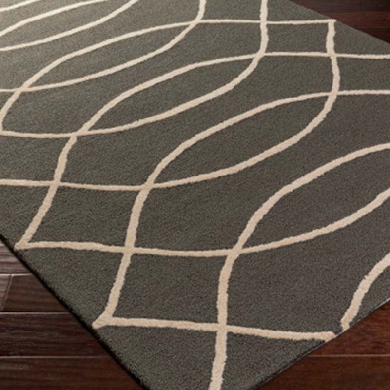 Dwell Chic-Grey and White Geometric Outdoor Rug-Rug