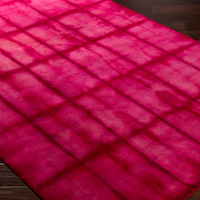 Dwell Chic-Pink and Red Checked Rug-Rug