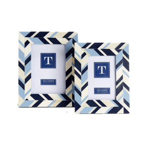We've Got the Blues Inlay Photo Frames-Picture Frame-Dwell Chic
